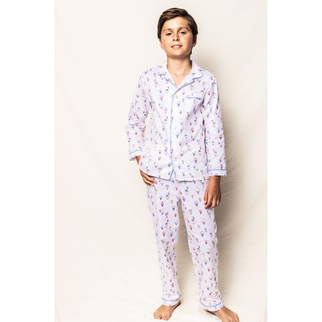 Pajama Set With Pearl Buttons, Bonne Voyage - Pajamas - 3
