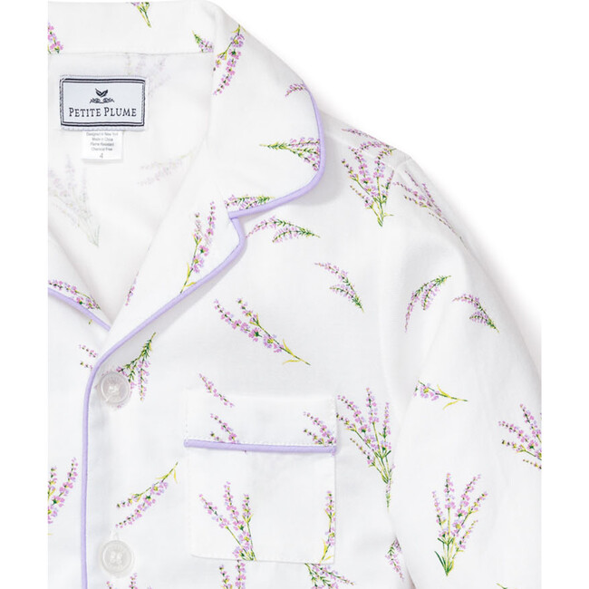 Pajama Set With Pearl Buttons, Fields of Provence - Pajamas - 5