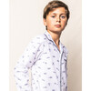 Pajama Set With Pearl Buttons, Par Avion - Pajamas - 4
