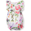 Ruffled Romper, Gardens of Giverny - Rompers - 4