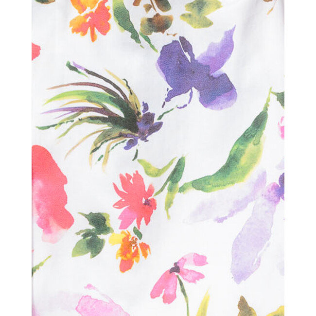 Ruffled Romper, Gardens of Giverny - Rompers - 5