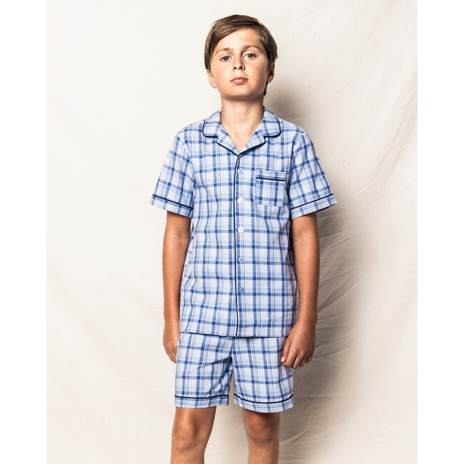 Classic Short Set With Pearl Buttons, Seafarer Tartan - Mixed Apparel Set - 3