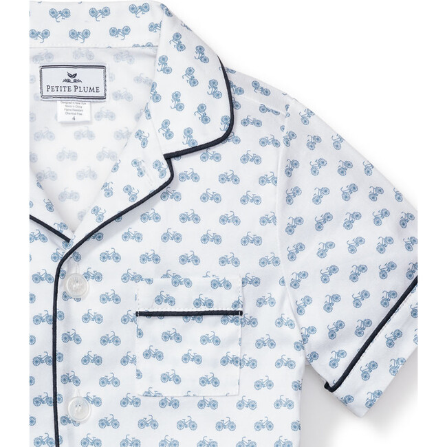 Classic Short Set With Pearl Buttons, Bicyclette - Mixed Apparel Set - 5