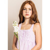 Charlotte Nightgown, Lavender French Ticking - Nightgowns - 3