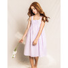 Charlotte Nightgown, Lavender French Ticking - Nightgowns - 4 - thumbnail