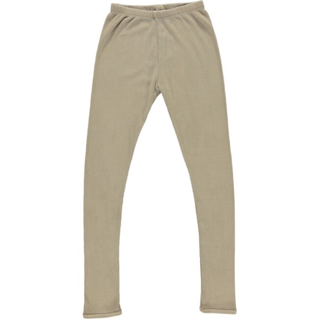 Gaia Rib Jersey Antique Leggings, Bronze - Leggings - 1