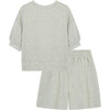 Ponte Knit Short Set, Grey - Mixed Apparel Set - 2