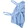 Bow Front Two-Piece Swimsuit, Blue - Two Pieces - 4