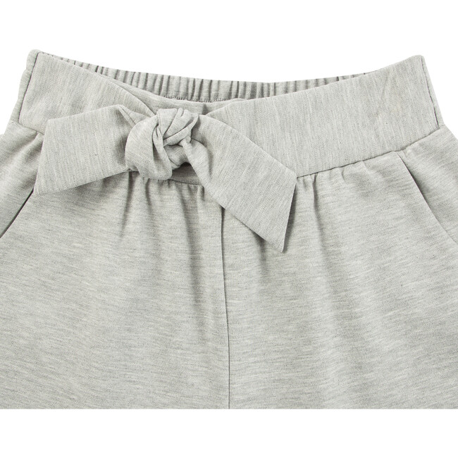 Ponte Knit Short Set, Grey - Mixed Apparel Set - 4