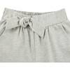 Ponte Knit Short Set, Grey - Mixed Apparel Set - 4