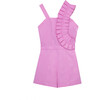 Pleated Romper, Purple - Rompers - 1 - thumbnail