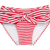 Flutter Nautical-Striped Two-Piece Swimsuit, Red - Two Pieces - 5