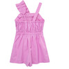 Pleated Romper, Purple - Rompers - 2