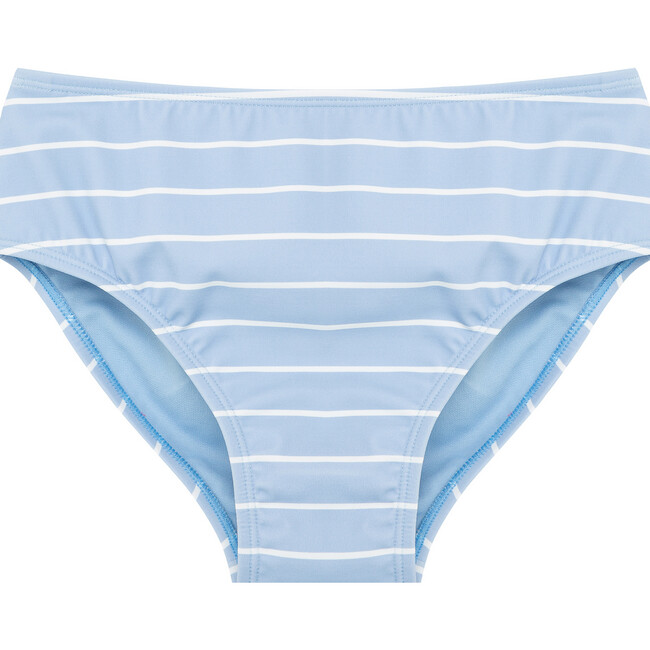 Bubble One Shoulder Two-Piece Swimsuit, Blue - Two Pieces - 5