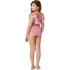 Flutter Nautical-Striped Two-Piece Swimsuit, Red - Two Pieces - 6