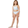 Twist Front Two-Piece Swimsuit, Blue - Two Pieces - 2