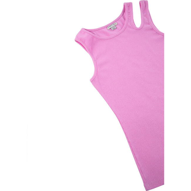 Cutout Ribbed Tank, Purple - T-Shirts - 3