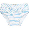 Twist Front Two-Piece Swimsuit, Blue - Two Pieces - 5