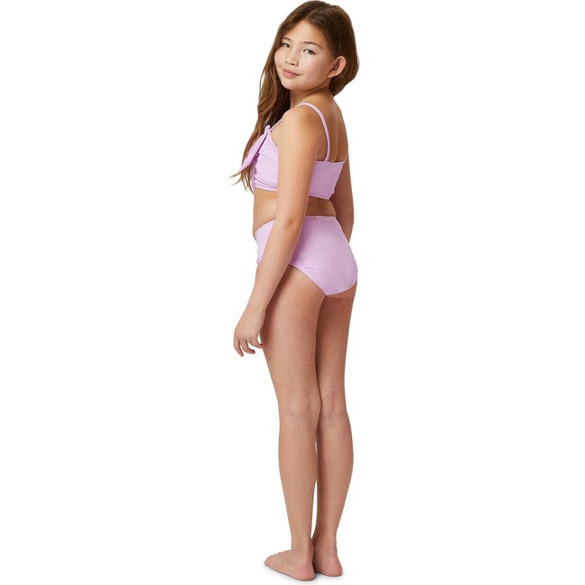 Bow Front Two-Piece Swimsuit, Lavender - Two Pieces - 6