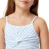 Twist Front Two-Piece Swimsuit, Blue - Two Pieces - 6
