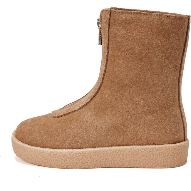 Leah Suede High Boots, Camel