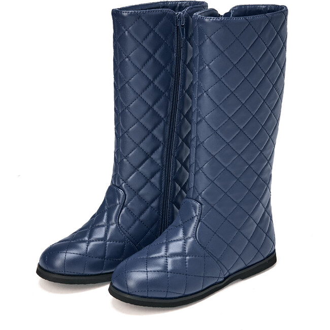 Nina Boots, Navy - Boots - 2