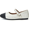 Bebe Glitter Mary Janes, White & Black - Mary Janes - 1 - thumbnail
