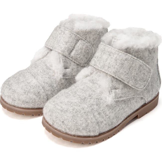 Zoey Wool Ankle Boots, Grey - Boots - 2