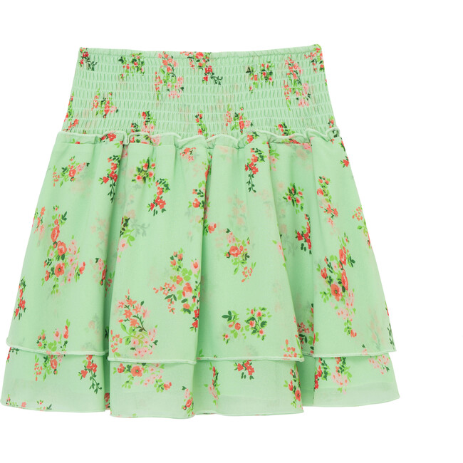 Floral Pixie Skirt, Green