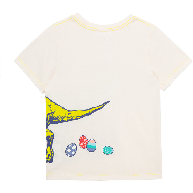 Easter Dinosaur Tee, Off-White - T-Shirts - 2