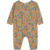 Floral Garden Coverall, Multicolors - Rompers - 2 - thumbnail