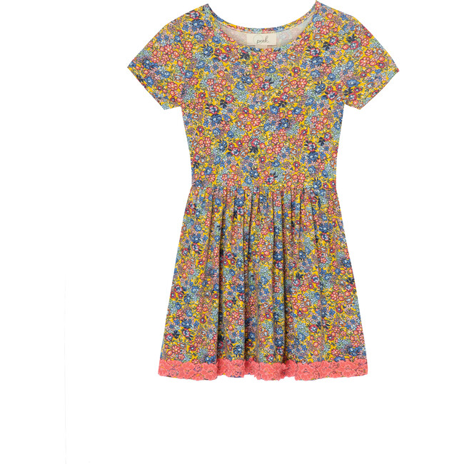Floral Garden Knit Dress, Multicolors