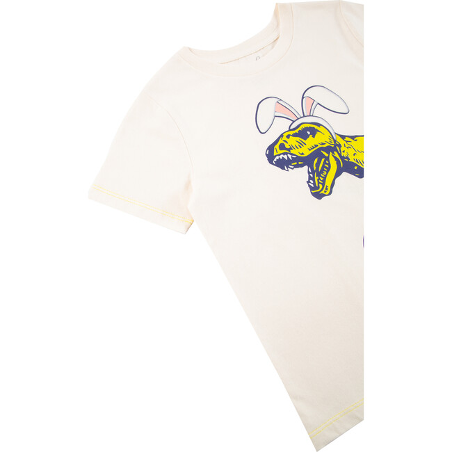 Easter Dinosaur Tee, Off-White - T-Shirts - 3