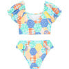 Patchwork 2-Piece Swimsuit, Multicolors - Two Pieces - 5