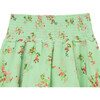 Floral Pixie Skirt, Green - Skirts - 3