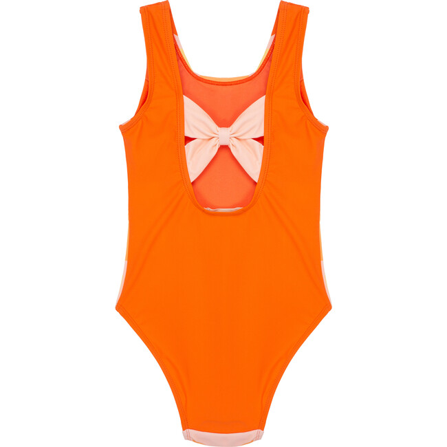 Sequin Sun Swimsuit, Coral - One Pieces - 2