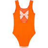 Sequin Sun Swimsuit, Coral - One Pieces - 2 - thumbnail