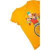 Bicycle Puppy Jersey Tee, Yellow - T-Shirts - 3