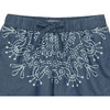 Medallion Print Shorts, Chambray - Shorts - 3