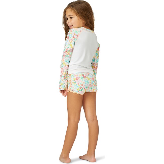 Smile Sunshine Rashguard 2-Piece Set, Floral - Two Pieces - 3