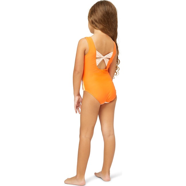 Sequin Sun Swimsuit, Coral - One Pieces - 4