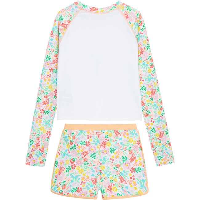 Smile Sunshine Rashguard 2-Piece Set, Floral - Two Pieces - 5