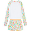 Smile Sunshine Rashguard 2-Piece Set, Floral - Two Pieces - 5