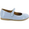 Patent Leather Mary Jane Ballerina, Sky Blue - Mary Janes - 1 - thumbnail