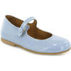 Patent Leather Mary Jane Ballerina, Sky Blue - Mary Janes - 3