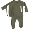 Bonsie Skin to Skin Footie, Oliveyou - Bodysuits - 2