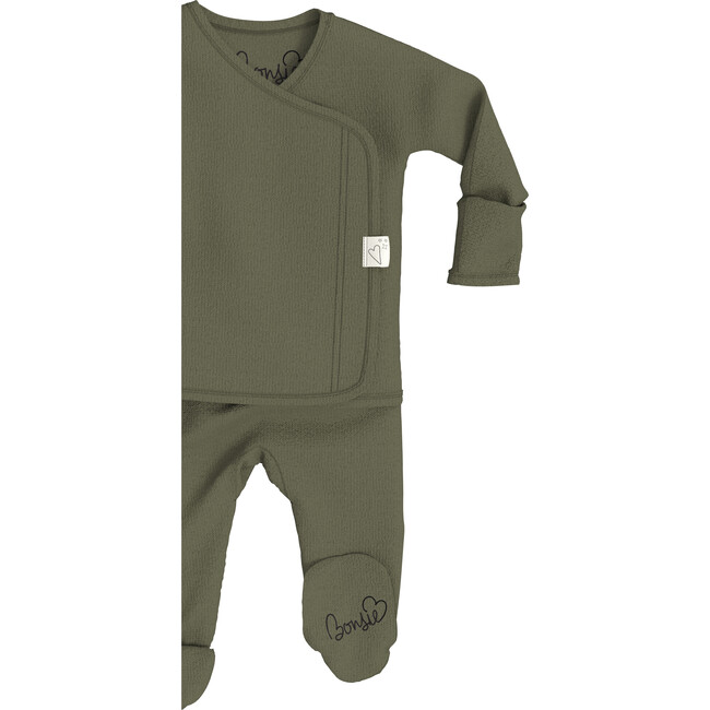 Bonsie Skin to Skin Footie, Oliveyou - Bodysuits - 4