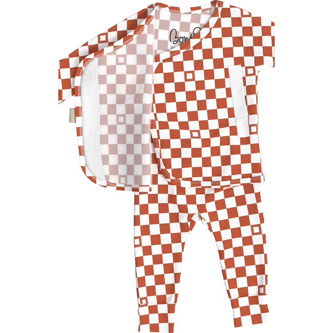 Bonsie Skin to Skin Footless, Checker - Bodysuits - 5