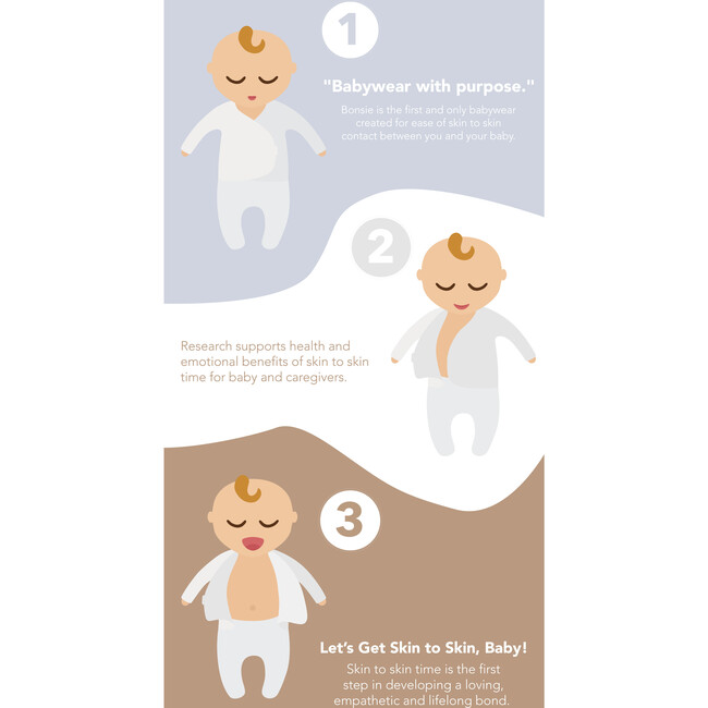 Bonsie Skin to Skin Footie, Oliveyou - Bodysuits - 7