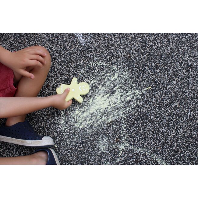 She Should Run Gingerbread Women Handmade  Chalk - Bubbles/Chalk - 6